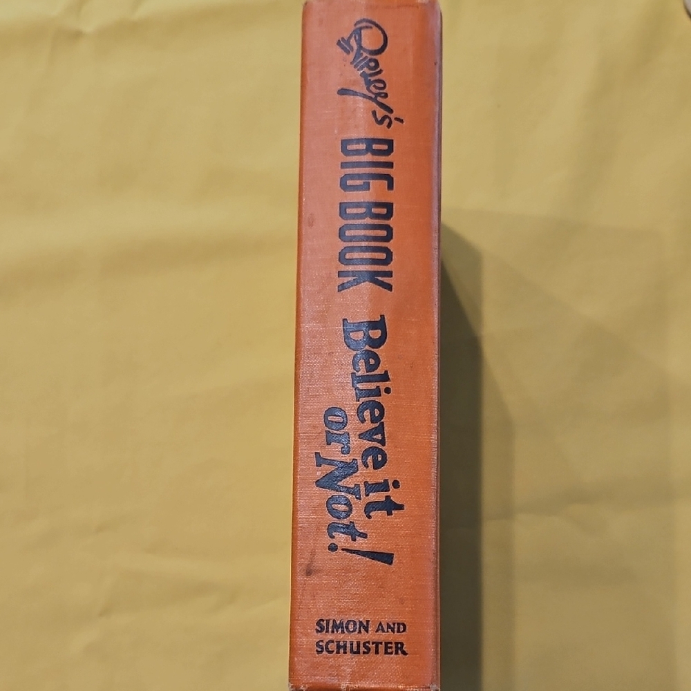 Ripleys Big Book Believe It Or Not! - Signed By Author Robert L. Ripley In 1941